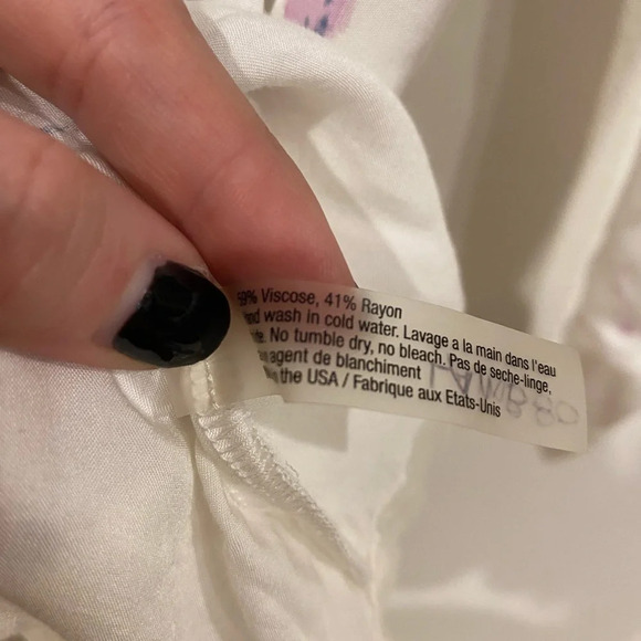 Cali Dreaming Paint Splatter Poet Wrap Top Size XS VGUC - Picture 3 of 5